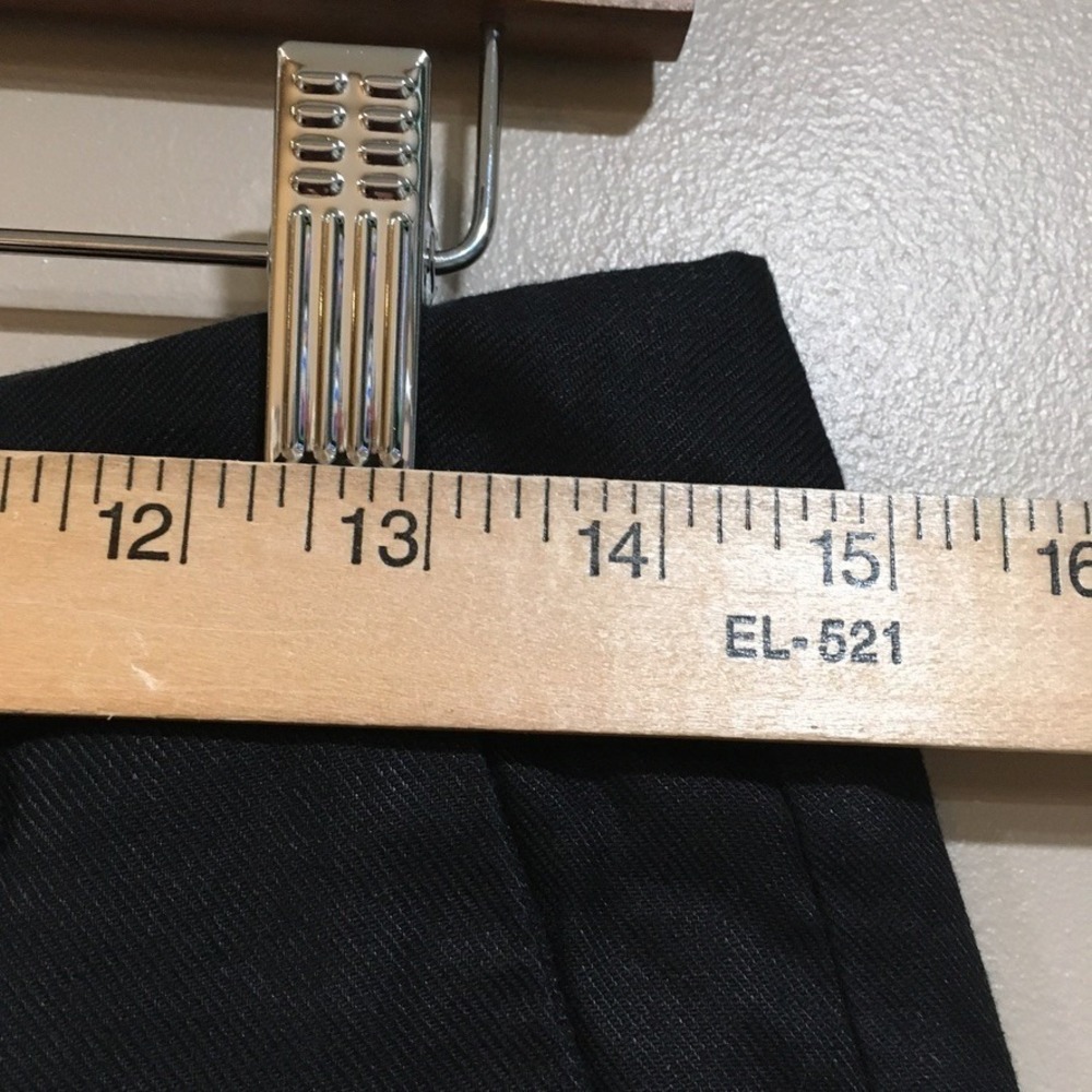 Banana Republic Avery Dress Pants Womens 4 Black Classic Capsule Office Linen - Picture 3 of 10